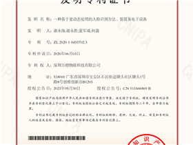 10-一种基于宽动态处理的人脸识别方法、装置及电子设备-证书-1